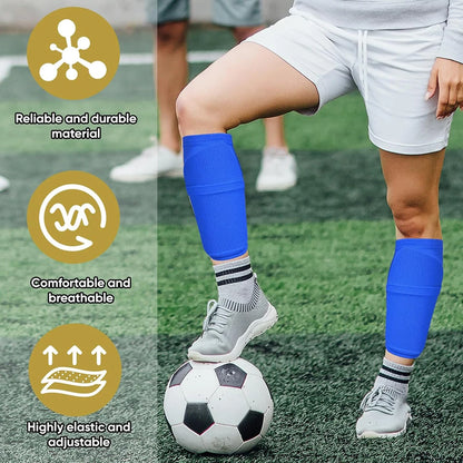 Soccer Shin Guards with Sleeves