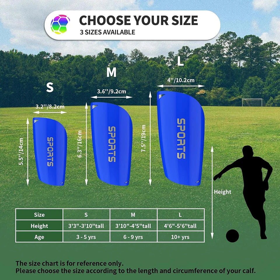 Soccer Shin Guards with Sleeves