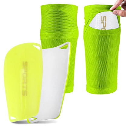 Soccer Shin Guards with Sleeves