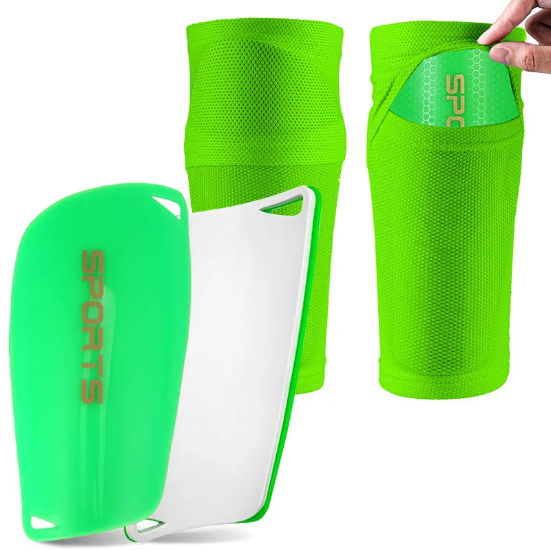 Soccer Shin Guards with Sleeves