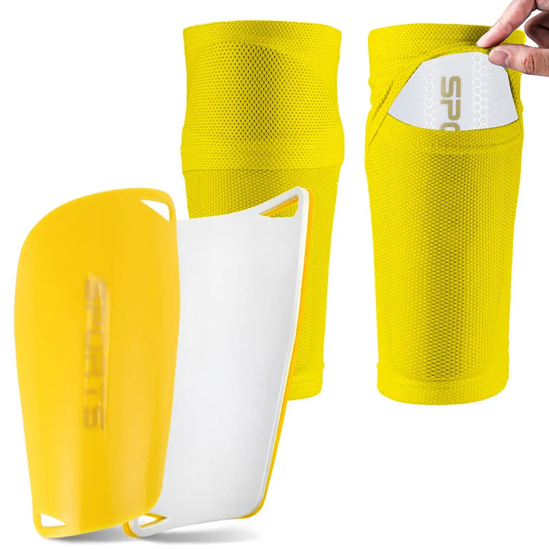 Soccer Shin Guards with Sleeves