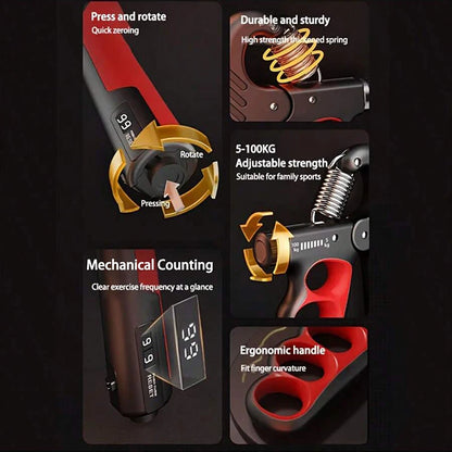 Grip Strengthener: 5 - 150 kg