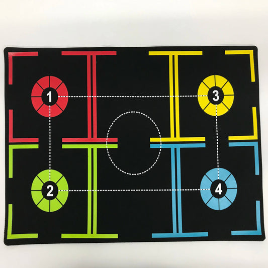 Nonslip Basketball Training Mat Children and Adults Indoor Basketball Dribble Control Training Mat No Noise Thickening Material
