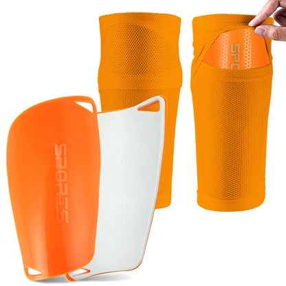 Soccer Shin Guards with Sleeves